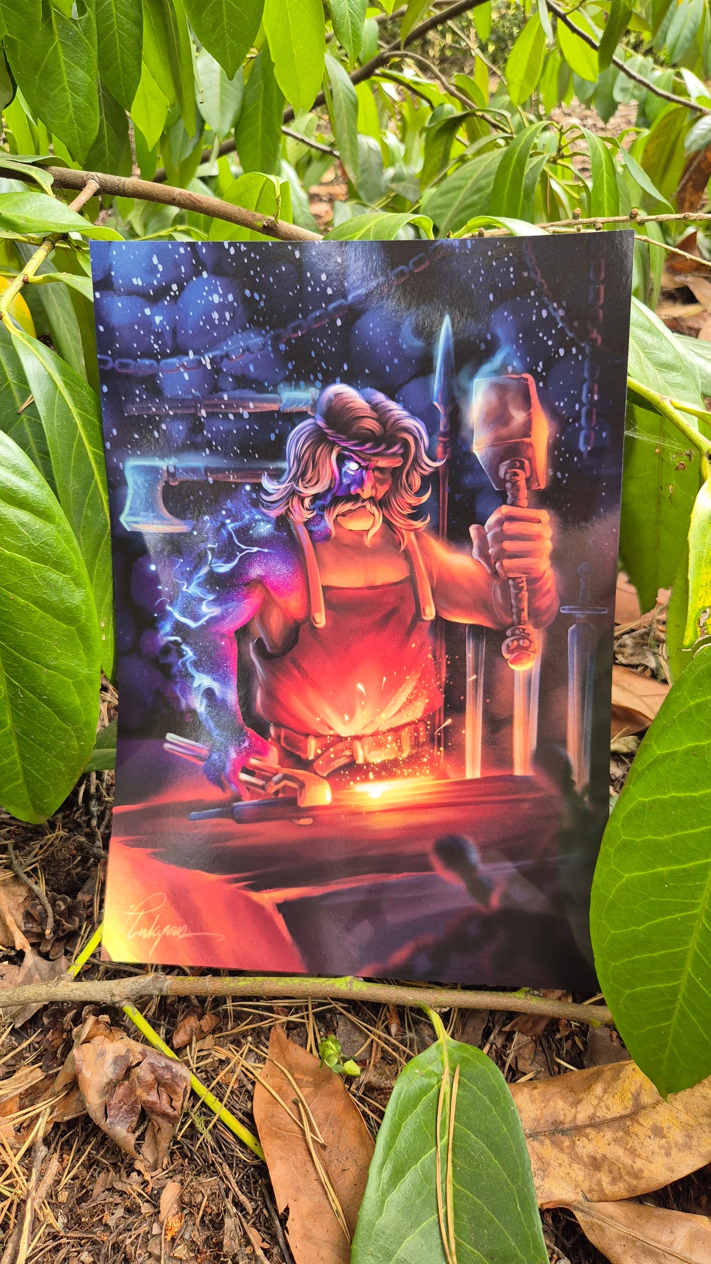 The Cosmic Forge - Art Print