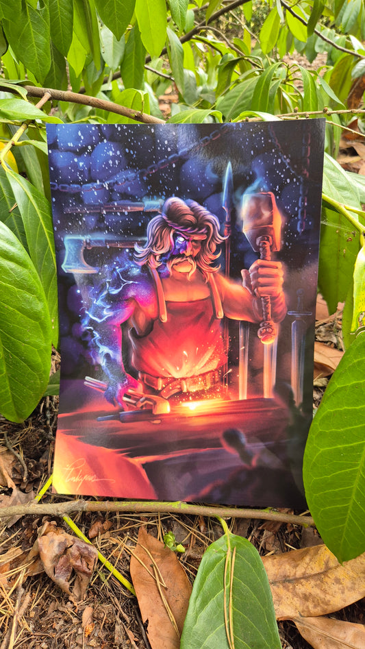 The Cosmic Forge - Art Print